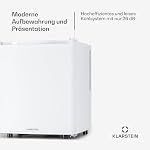 Klarstein Mini Kühlschrank für Zimmer, Mini-Kühlschrank für Getränke, Snacks & Kosmetik, Kleine Minibar, Kühlschrank Klein & Leise, Verstellbare Ablagen, Kleiner Skincar Kühlschrank 6-18°C, 45L – Bild 2