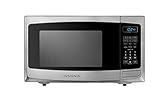 Insignia - 0.9 Cu. Ft. Compact Microwave - Stainless steel