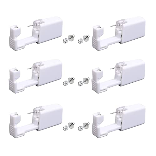 Piercing,6 pcs Perceur D'oreille,Outil de Perçage D'oreilles,Pistolet Percage Oreille,Pistolet Piercing Oreille,Perceur Oreille Jetable Sterile,Perce Oreille,Percing,Pour Filles Garçons Femmes Hommes Cover
