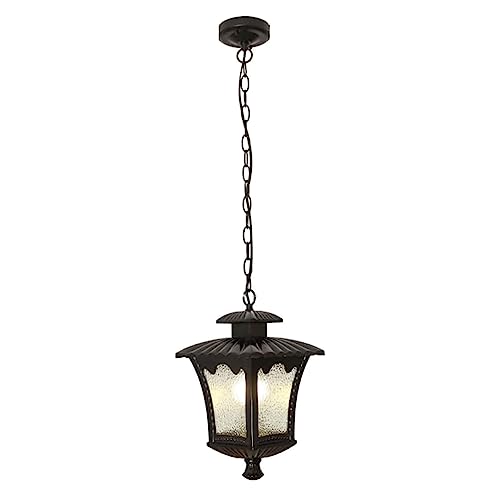 Lustre extérieur E27 suspension étanche lanterne de jardin couloir et cour