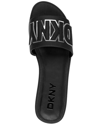 Image of DKNY Women's Willow Flat Slide Sandal With Logo