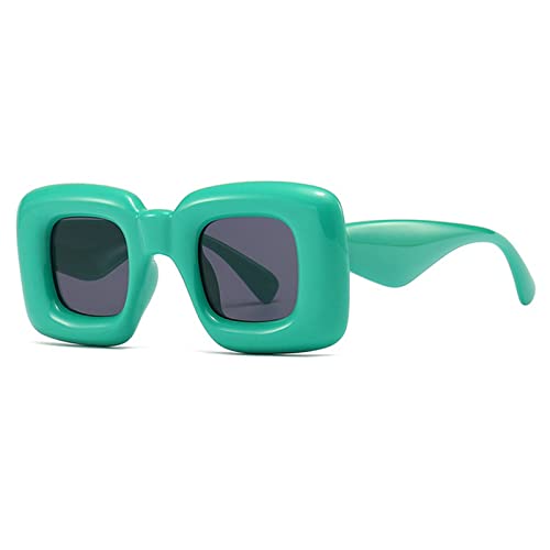 Image of laureles Fashion Cat Eye Y2K Sunglasses Women Vintage Red Yellow Blue Square Sun Glasses Men Punk Shades UV400