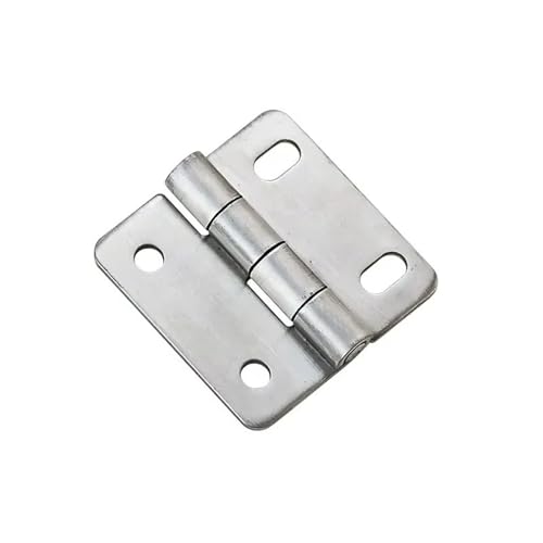 Stainless Steel Waist Hole Hinge Industrial Electrical Automation Machinery Medical Equipment Hinge 1Pcs(48x48x2mm)