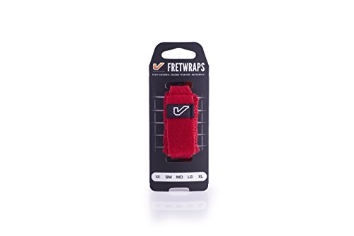 Gruv Gear FretWraps HD 'Fire' String Muter 1-Pack (Red, Medium) (FW-1PK-RED-MD)