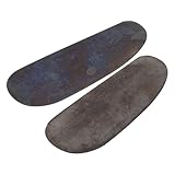 Veemoon Lames de Racloir pour Lutherie 2 Pcs, Outil de Réparation pour Violon et Guitare, Grattoir Incurvé en Métal 0,3 Mm, Accessoires Précis pour Travail de Finition et Sculpture