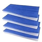 Yuanpgky Lot de 4 filtres d'aération en coton pour cabine de peinture en aérosol – 405...