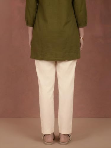 Image of TWIN BIRDS Women Viscose Cotton Kurti Pants | Stretch Ethnic Daily Trousers