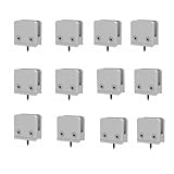 Square Glass Clamp, Glass Railing Spigot, Glass Bracket Holder, Silver Coated Aluminum Clamps for Fl