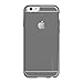 LUVVITT [Frost Soft Slim Transparent TPU Rubber Case Flexible Shock Absorbing Cover Designed for Apple iPhone 6 / 6s (4.7) - Transparent Black