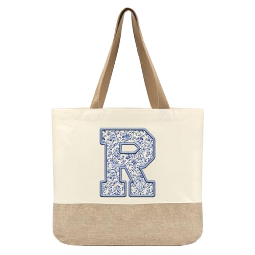 Bolso tote de lona personalizado para mujer miniatura 1
