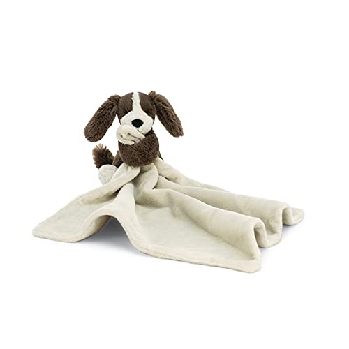 Image of Jellycat Bashful Fudge Puppy Soother, 13.5 inches - Security Blanket & Lovey for Babies - Baby Gift