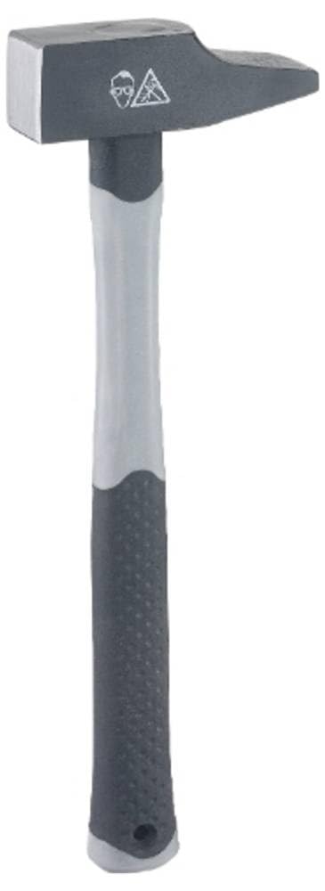 Ruthe 3004083119 martello francese forma con manico in fibra, multicolore, 40 mm