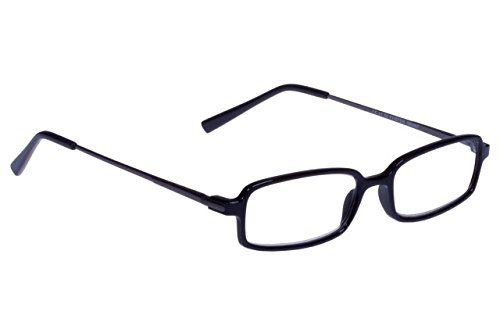 Essentials Black Foster Grant Reading Glasses, Byron, Strength Plus 1.50