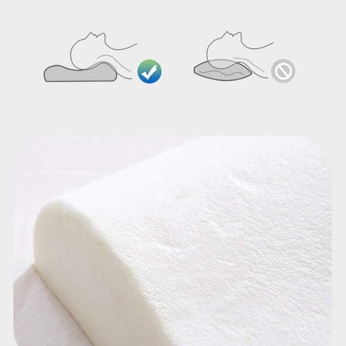 Power Of Nature - Cuscini in memory foam, ergonomici, per un sonno profondo, per letto cervicale, ottimo supporto per il collo, anti-russamento e ortopedico