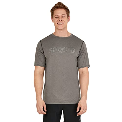 Speedo Men's Uv Swim Shirt Graphic Short Sleeve Tee