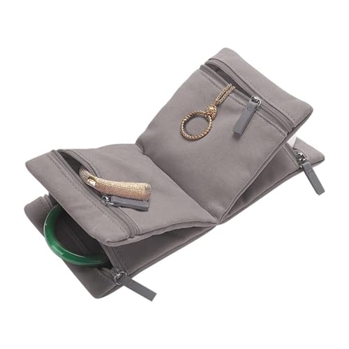 RGYBAO Travels Jewelry Organizers for Women Necklace Holder and Earrings Storage Bag for Fashionable Travelersr