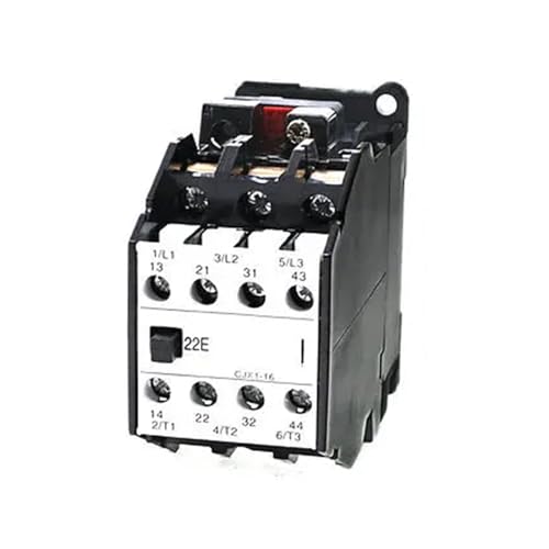 Contacteur AC CJX1 16 22 tripolaire 31,5 A commande bobine inverseur rail DIN 35mm