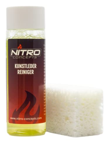 NITRO CONCEPTS PU Leather - détergent avec éponge - 100ml