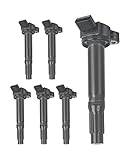 Ignition Coil Pack Set of 6 Compatible with 2005-2019 Toyota Camry RAV4 Sienna 4Runner Avalon 2006-2