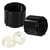 Lyreh 2 Sets Dichtungen & Kappen Tiefpunktabläufe für 1/2-Zoll Warm- und Kaltwasserleitungen, Tiefpunkt Ablassstopfen Ventildichtungsringe für Wohnmobile Wohnwagen