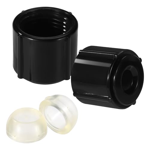 Image of 2 Sets Low Point Drain Seals and Caps for 1 /2 Inch Hot & Cold Water Lines, Low Point Drain Plugs Valve Seals Ring for RV Camper Travel Trailer