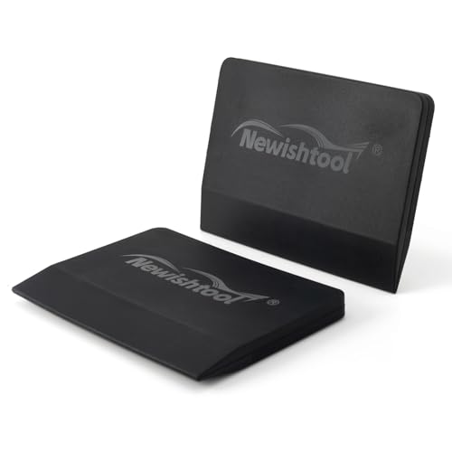 Image of NEWISHTOOL Soft Silicone Small Squeegee for Vinyl, 2 PCS Rubber PPF Tool