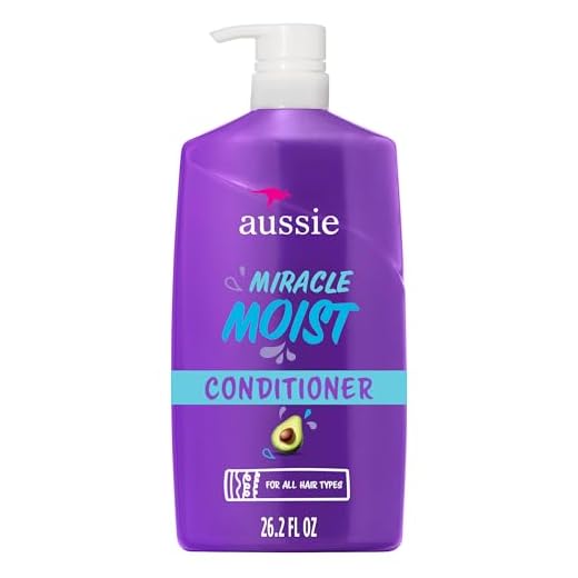 Aussie Miracle Moist with Avocado & Jojoba Oil, Paraben Free Conditioner, 26.2 fl oz