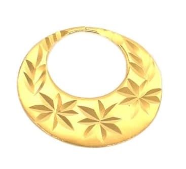 RidVik 1 Micron 22K Gold Plated Nattiyan Earrings for Men Design 4 - Image 7