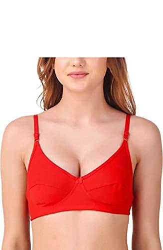 Image of STXXOR F-6 Regular Women' Cotton Export None Wired Bra Combo Pack of 6 for Everyday uses Bra (Multicoloured)