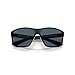 Costa Del Mar Sunglasses For Men - Trades Mens Polarized Sunglasses - Fishing, Boating & Beach UV Protection - Size 60 - Black/Gray 580P