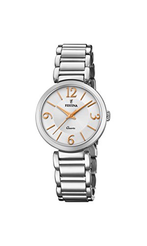 Preisvergleich Produktbild Festina Damen Analog Quarz Uhr mit Edelstahl Armband F20212 / 1