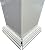 Vinyl PVC 4" x 4" Post Two-Piece Base Trim Skirt for Vinyl Post/Sleeve (Tan/Almond)