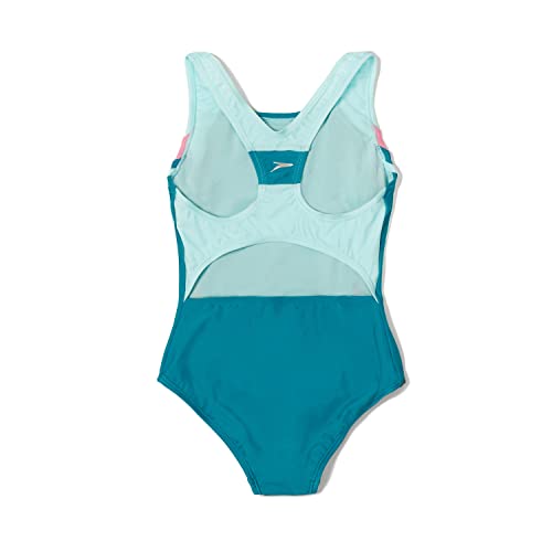 Image of Speedo Girl's Swimsuit One Piece Infinity Splice Thick Strap