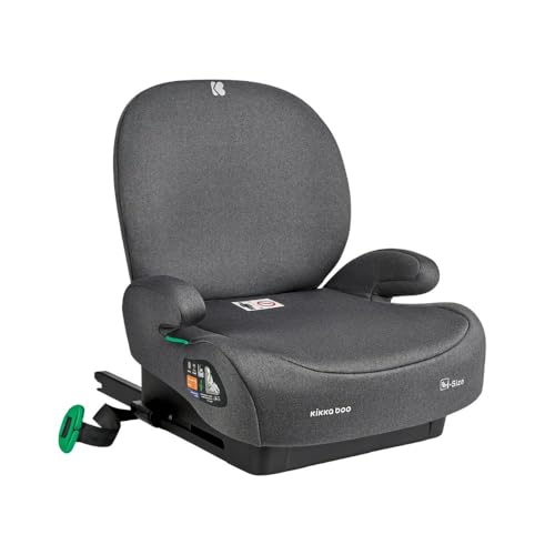 Kikkaboo seggiolino bambini seggiolino rialzo i-Boost i-Size (125-150cm) ISOFIX, colorazione:grigio scuro
