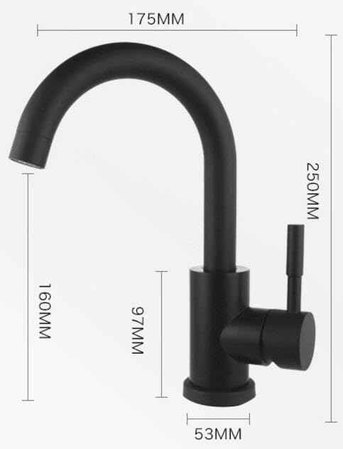 Grifo de lavabo giratorio SF609 para eliminar salpicaduras en fregaderos dobles 2