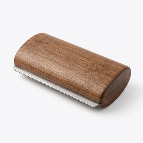 NVNAN Dog Brush for Shedding & Dog Grooming Supplies - Oval Wooden Pet Hair Removal Tool - Effective Deshedding Tool for Short, Medium & Long Hair - Best for Dogs, Cats & Horses (Walnut Wood)