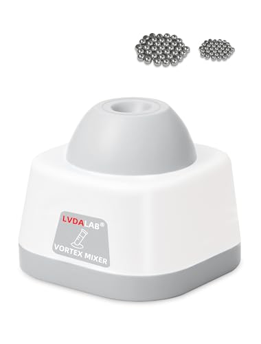 Mini Vortex Mixer, 3500RPM Nail Polish &amp; Paint Shaker, 120 Steel Balls-Grey