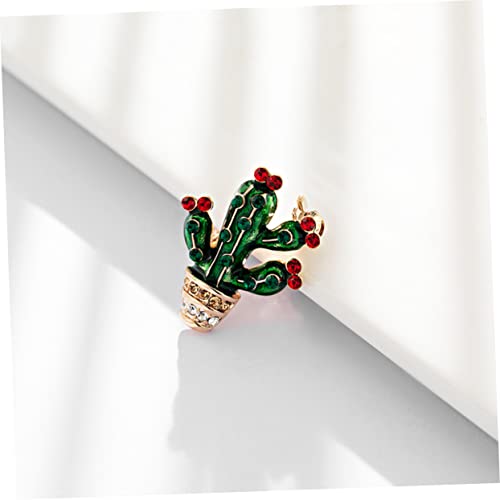 Broche de forme de cactus ensemble de broches 2pcs pour accessoiriser