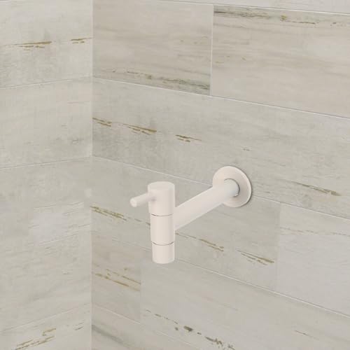 Grifo de lavandería de acero inoxidable Healeved monomando para pared 8
