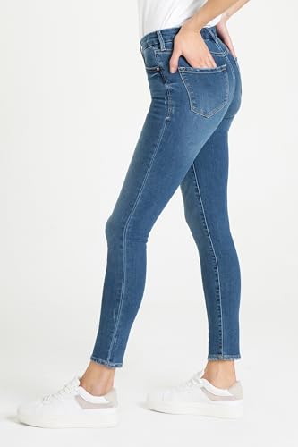 DEAR JOHN Olivia Women's Jeans Skinny Leg Ankle Inseam High Rise3