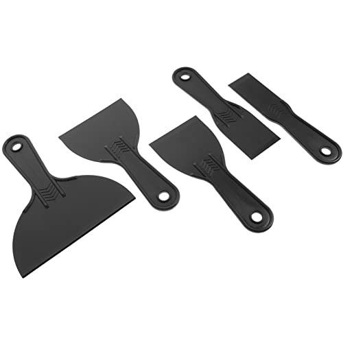 DOITOOL 5pièces Grattoir pour Décapant Vinyle Outil De Nettoyage pour Voiture Et Meubles Grattoir pour Film Adhésif Et Peint