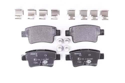 Kit plaquettes de frein HELLA T1604 auto ABARTH FIAT 8DB355012391