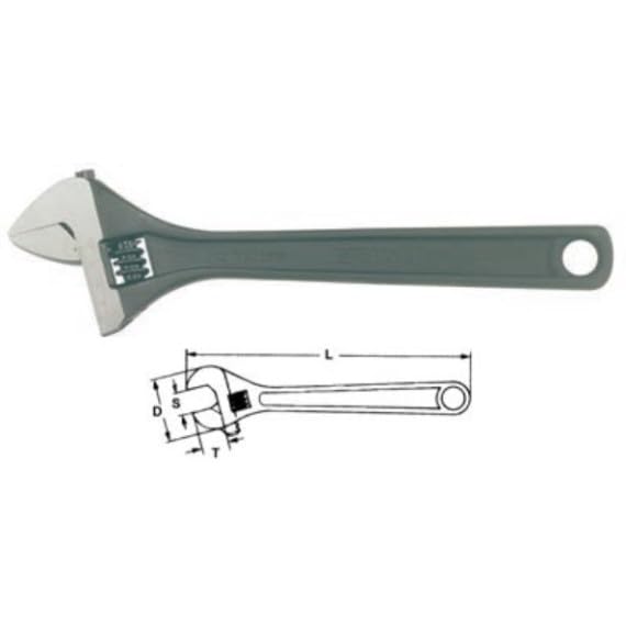 Llave inglesa ajustable 4"