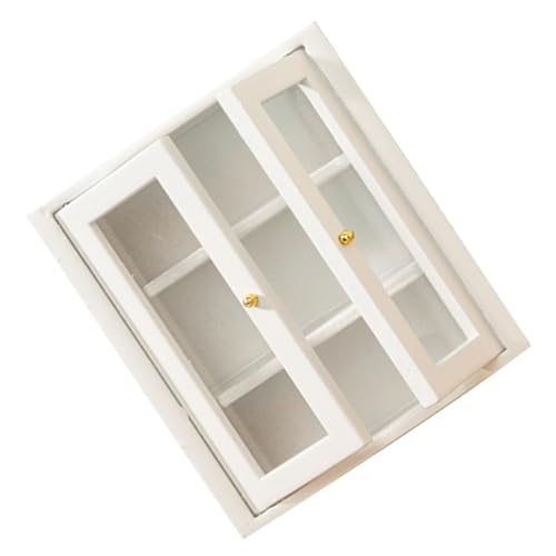 Yardwe 3pcs Miniature Cabinet Model Tiny House Decoration Realistic Furniture
