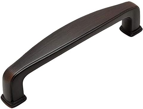 Cosmas 4392ORB Möbelgriff, bronzefarben, mit Ölschliff, 96 mm Lochmitte, 10 Stück