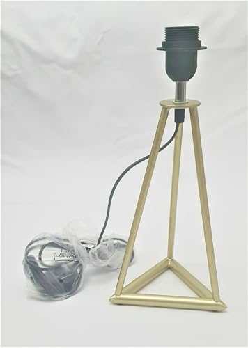 Modern Unique Design Bermuda E27 Living Room Table Lamp - Base Only (Gold)