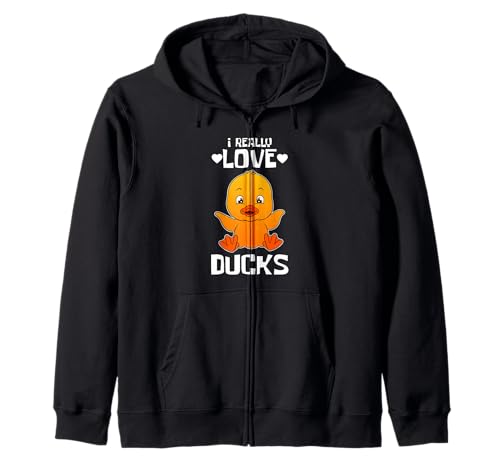 Duck Baby para amantes de los patos Me encantan los patos Sudadera con Capucha