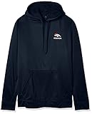 NFL Denver Broncos adult Champion Polyester Tech Fleece Pullover, X-Large, Navy