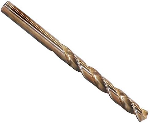 8.5mm Metric M35 Cobalt Steel Extremely Heat Resistant Twist Drill Bit of 1pcs with Straight Shank to Cut Through Hard Metals Such as Stainless Steel and Cast Iron, 5% Cobalt M35 Grade HSS-CO