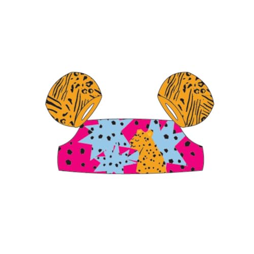 Panda Pool - Laranja Kids - Boia Tripla Colete Infantil Jungle Vários Tamanhos (B1: 10 a 20kg)